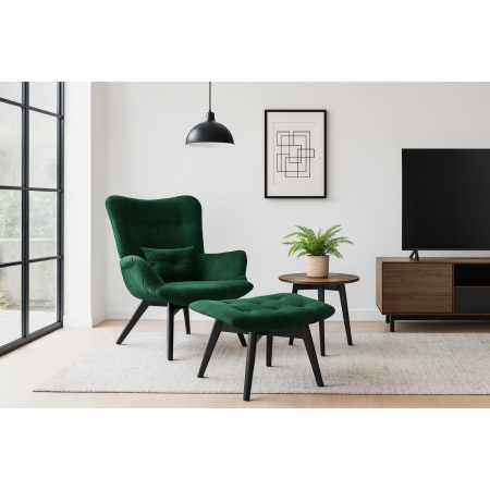 Fotel Uszak nowoczesny z...