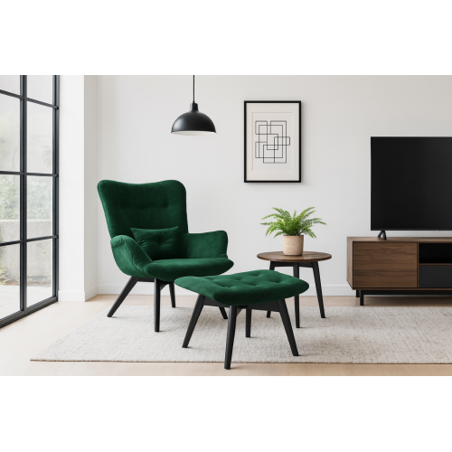 Fotel Uszak nowoczesny z...