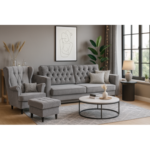 Zestaw mebli wypoczynkowych...