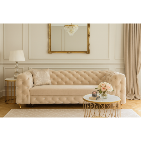 Sofa elegancka glamour z...