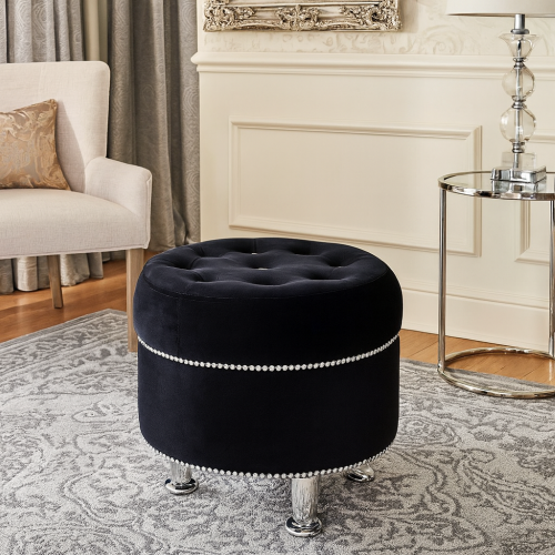 Podnóżek okrągły pufa...